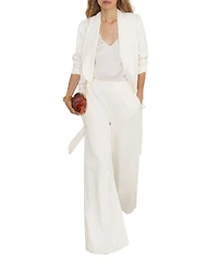 Reiss Women's Clover Wide-Leg Mid-Rise Trousers