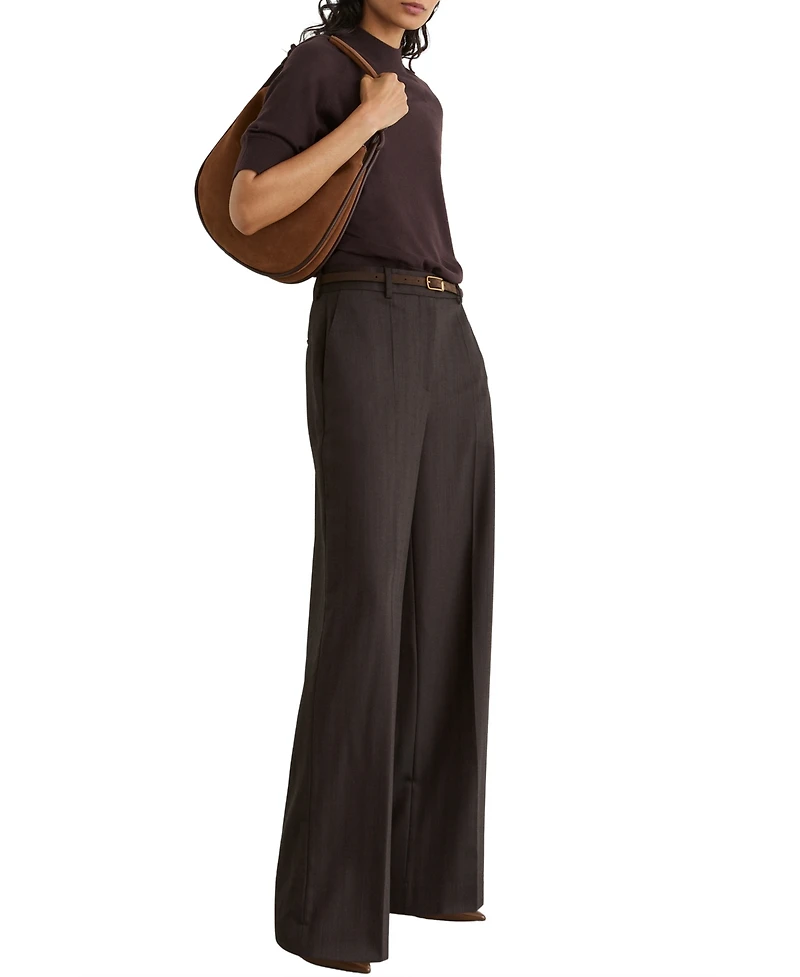 Reiss Women's Sienna Merino Wool Funnel-Neck Top