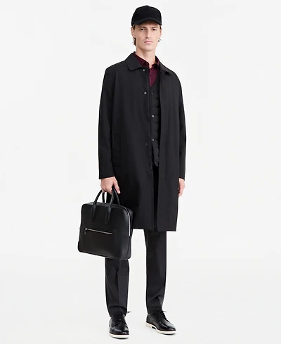 Alfani Men's Alfatech Modular Topcoat with Removable Quilted Vest, Exclusively at Macy's