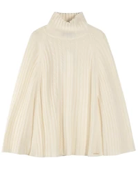 Lauren Ralph Knit Cable Cape