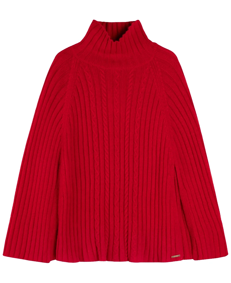 Lauren Ralph Lauren Knit Cable Cape