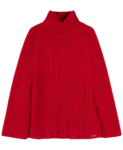 Lauren Ralph Lauren Knit Cable Cape