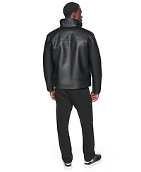 Dkny Men's Lined Shearling Jacket