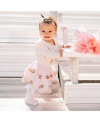 Sweet Wink Big Girls (6-10) Mini Sequin Footballs Tutu Skirt