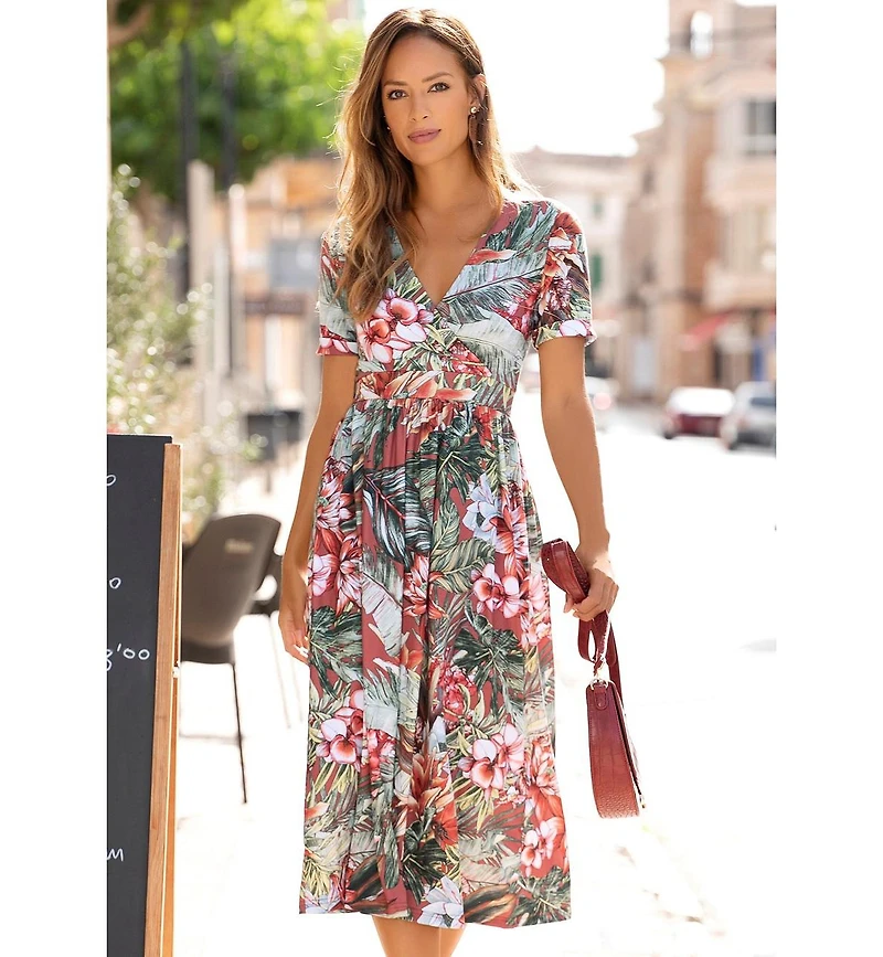 Lascana Women's V-Neck Dress