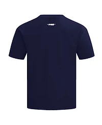 Pro Standard Men's Navy Atlanta Braves Turn It Up Dropped Shoulder T-Shirt