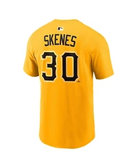 Nike Men's Paul Skenes Gold Pittsburgh Pirates Name & Number T-Shirt