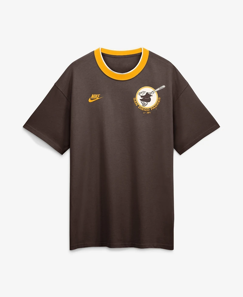 Nike Men's Brown San Diego Padres Cooperstown Collection Ringer T-Shirt