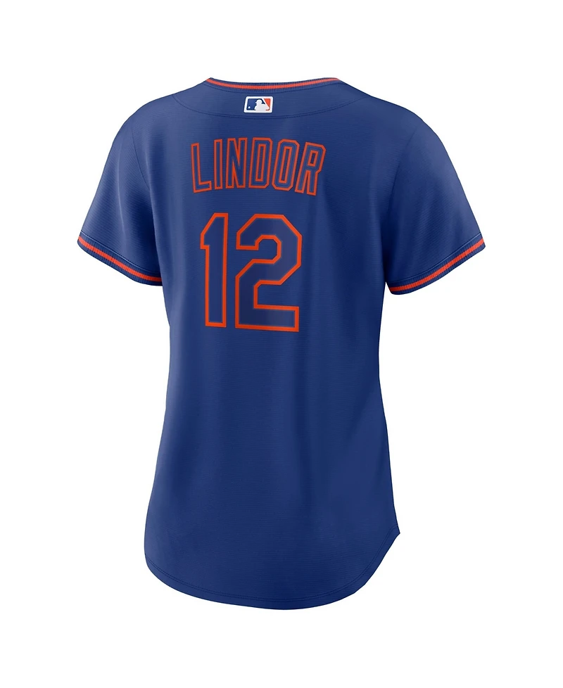 Nike Women's Francisco Lindor Royal New York Mets Alternate Replica Jersey