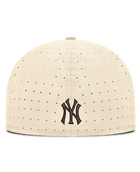 Nike Men's Natural New York Yankees True Dri-fit AeroBill Fitted Hat