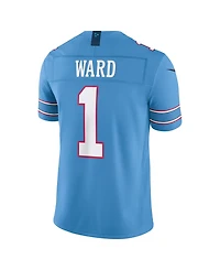 Nike Men's Cameron Ward Light Blue Tennessee Titans Vapor F.u.s.e. Stitched Limited Jersey