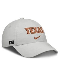 Nike Men's and Women's Gray Texas Longhorns 2026 On-Field Gameday Club Adjustable Hat