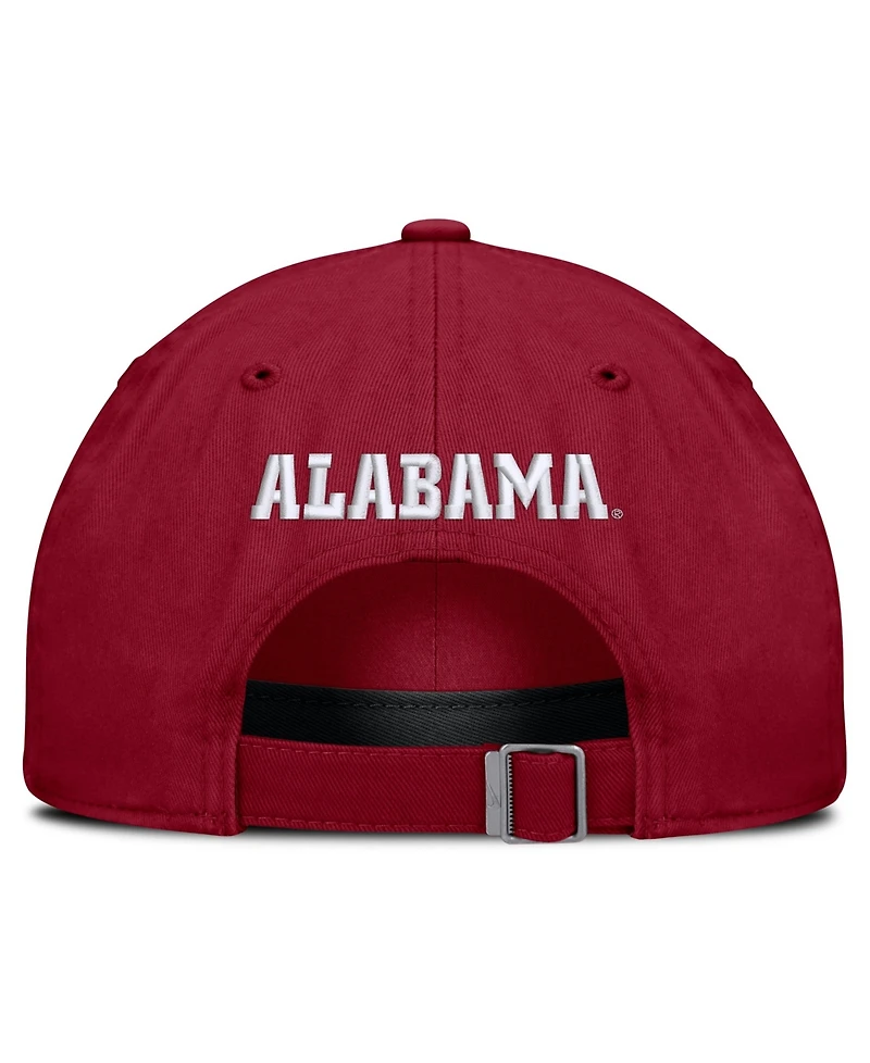 Nike Men's and Women's Crimson Alabama Crimson Tide 2026 Sideline Club Adjustable Hat