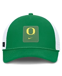Nike Men's and Women's Green Oregon Ducks 2026 On-Field Gameday Rope Trucker Adjustable Hat