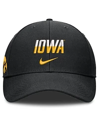 Nike Men's and Women's Black Iowa Hawkeyes 2026 On-Field Gameday Rise Adjustable Hat