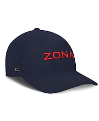 Nike Men's Navy Arizona Wildcats Gameday Aerobill Swooshflex Dri-fit Hat