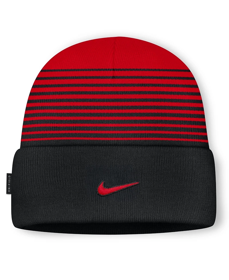 Nike Men's and Women's Scarlet/Black Ohio State Buckeyes On-Field Utility Knit Hat