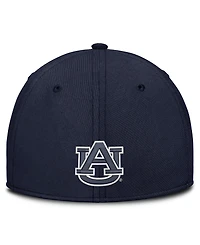 Nike Men's Navy Auburn Tigers Rise On-Field Swoosh Flex Dri-fit Hat