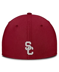 Nike Men's Cardinal Usc Trojans Rise On-Field Swoosh Flex Dri-fit Hat