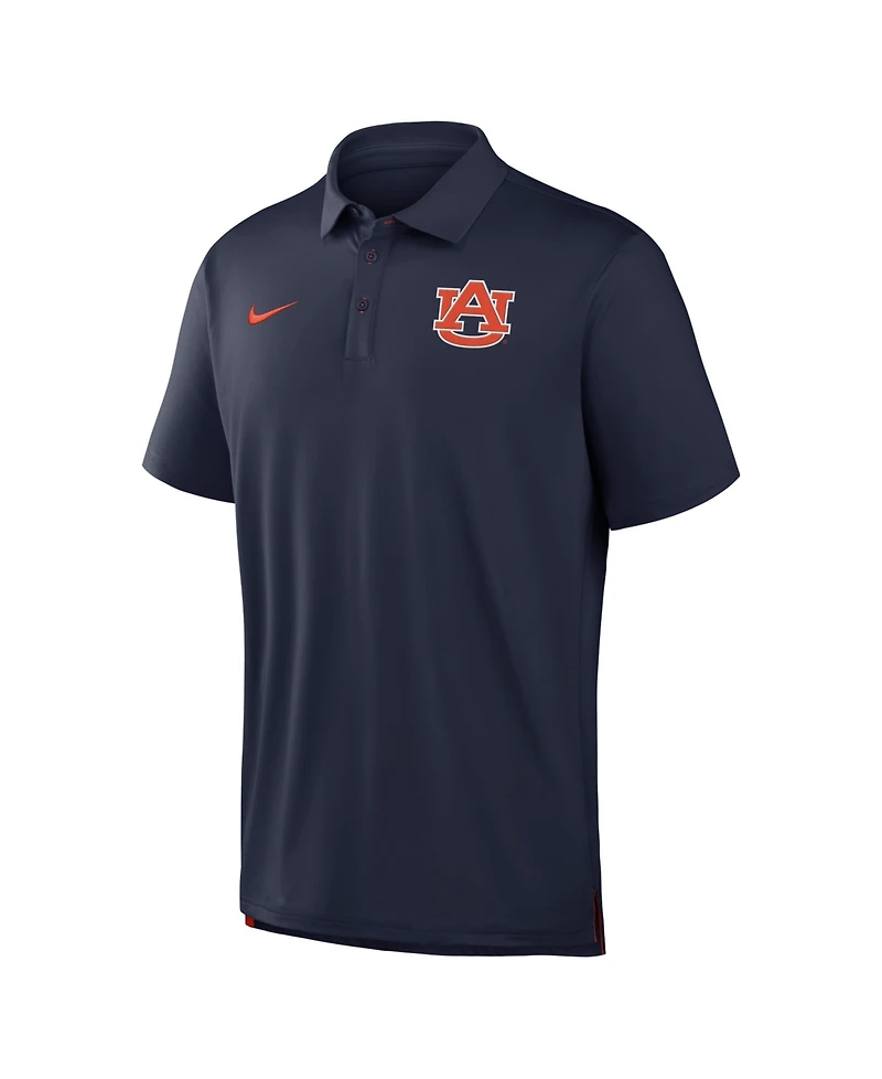 Nike Men's Navy Auburn Tigers 2026 Sideline Tour Dri-fit Polo Shirt