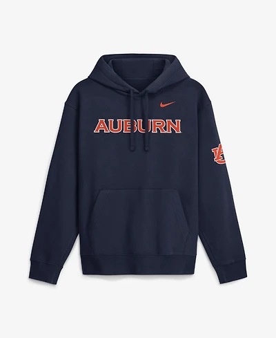 Nike Men's Navy Auburn Tigers 2026 Sideline Club Fleece Hoodie