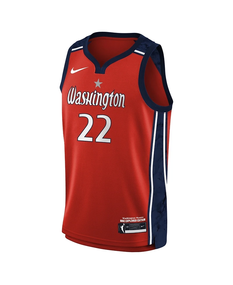 Nike Big Boys and Girls Nike Sonia Citron Red Washington Mystics Explorer Edition Jersey