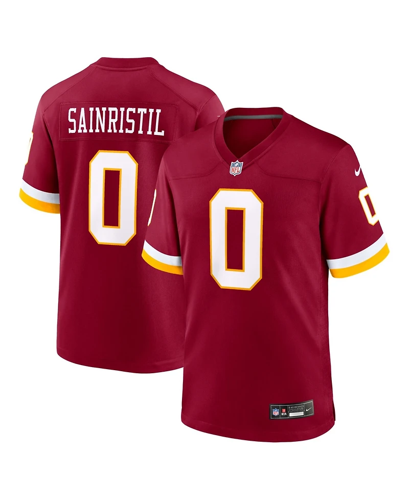 Nike Men's Mike Sainristil Burgundy Washington Commanders Game Jersey