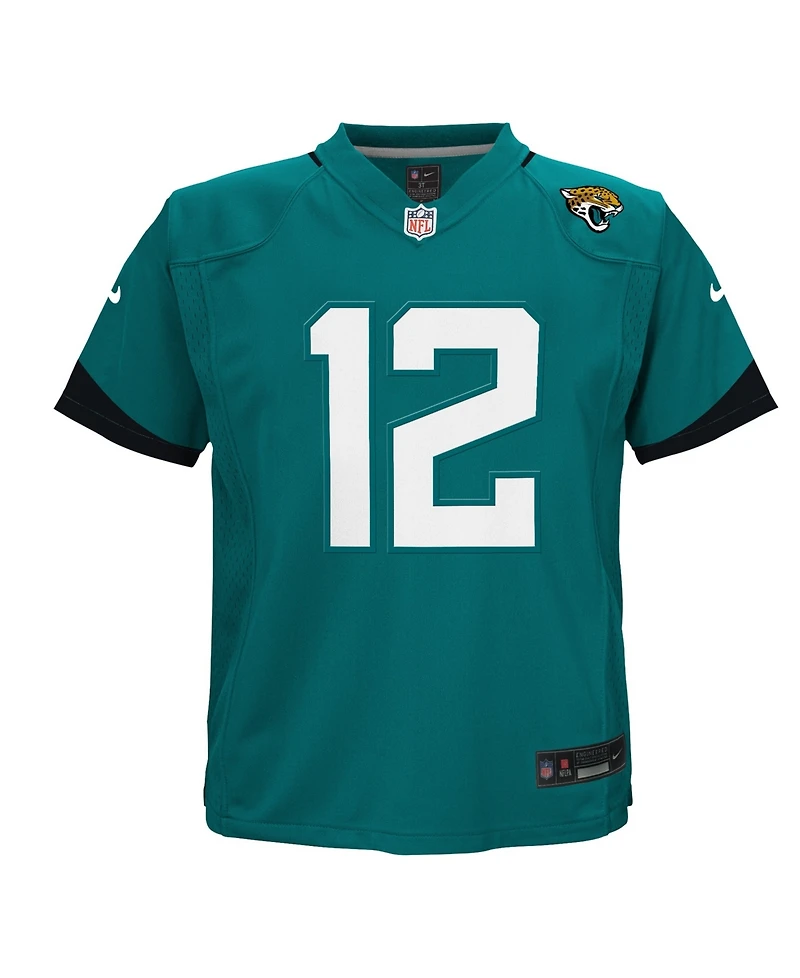 Nike Baby Boys and Girls Travis Hunter Teal Jacksonville Jaguars Team Game Jersey