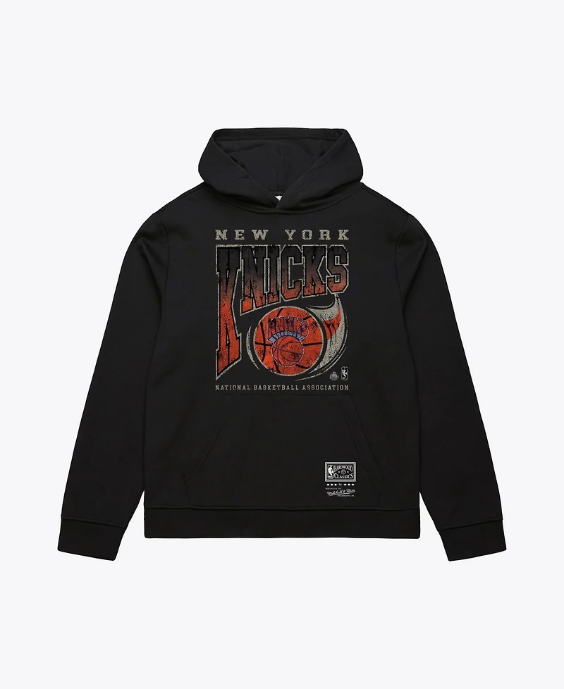 Mitchell & Ness Men's Black New York Knicks Ball Out Hoodie
