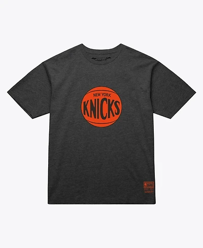 Mitchell & Ness Men's Heather Gray New York Knicks Mvp T-Shirt
