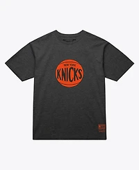 Mitchell & Ness Men's Heather Gray New York Knicks Mvp T-Shirt