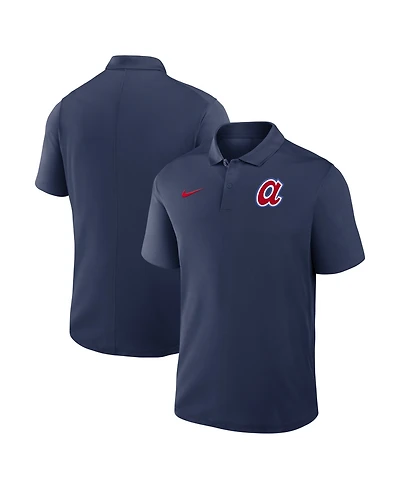Nike Men's Navy Atlanta Braves Alternate Victory Dri-fit Polo Shirt