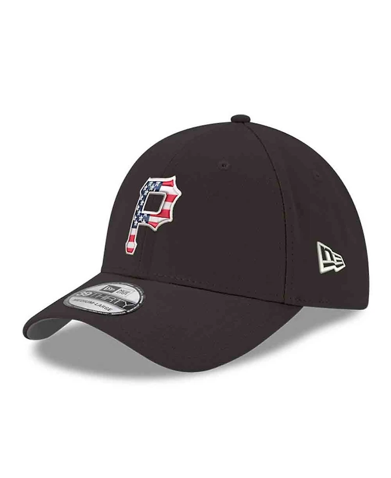 New Era Men's Black Pittsburgh Pirates America 250 39THIRTY Flex Hat