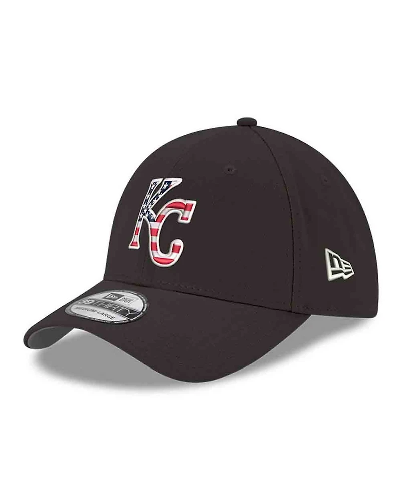 New Era Men's Black Kansas City Royals America 250 39THIRTY Flex Hat