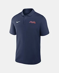 Nike Men's Navy Atlanta Braves Dri-fit Victory Polo Shirt