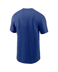 Nike Men's Royal Atlanta Braves Cooperstown Collection Wordmark T-Shirt