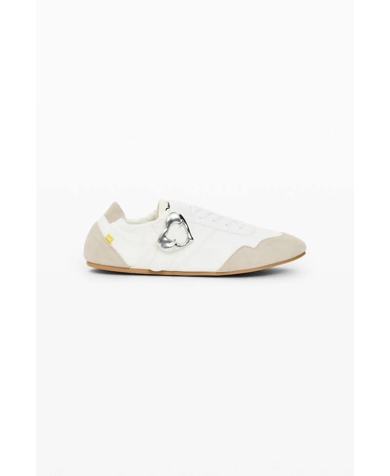 Desigual Women's Leather Buckle Sneaker
