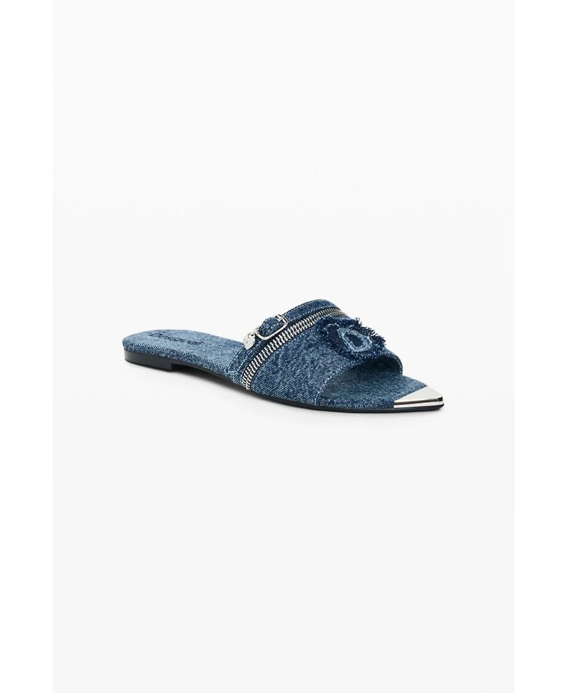 Desigual Women's Flat Denim Sandal