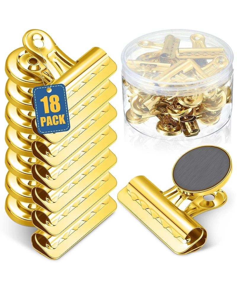 Danrong Pack Heavy Duty Metal Magnetic Clips With Storage Box For Office Home School