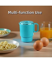 Piscifun 600W 304 Stainless Steel Foldable Travel Electric Kettle Portable Mini Hot Water Boiler Heater