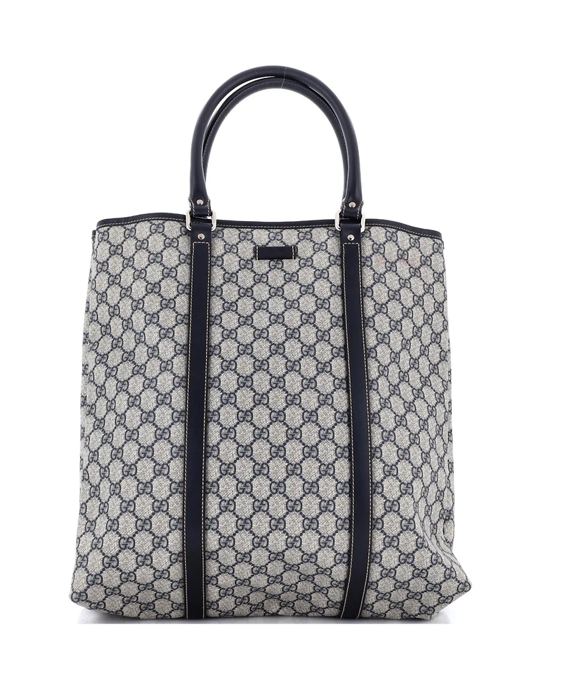 Pre-Owned Gucci Large Joy Tote Gg Coated Canvas with Leather