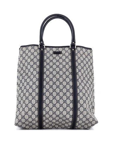 Pre-Owned Gucci Large Joy Tote Gg Coated Canvas with Leather