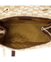Pre-Owned Gucci Mini Gg Marmont Nm Flap Bag Gg Canvas