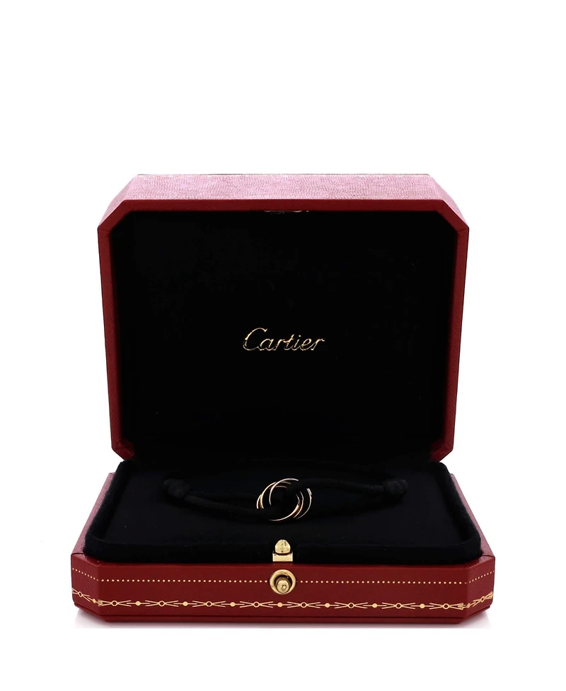 Pre-Owned Cartier Trinity On Cord Bracelet