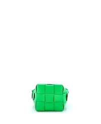 Pre-Owned Bottega Veneta Small Cassette Bucket Bag Maxi Intrecciato Leather