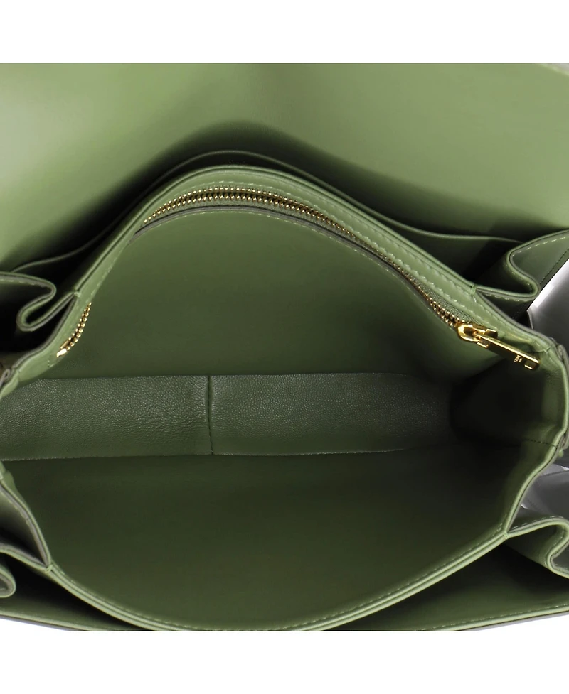 Pre-Owned Celine Large Triomphe Shoulder Bag Smooth Calfskin