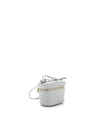 Pre-Owned Bottega Veneta Mini Vanity Case on Strap Intrecciato Leather