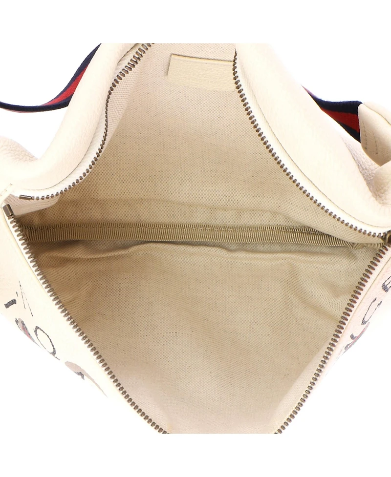 Pre-Owned Gucci Medium Logo Belt Bag Printed Leather