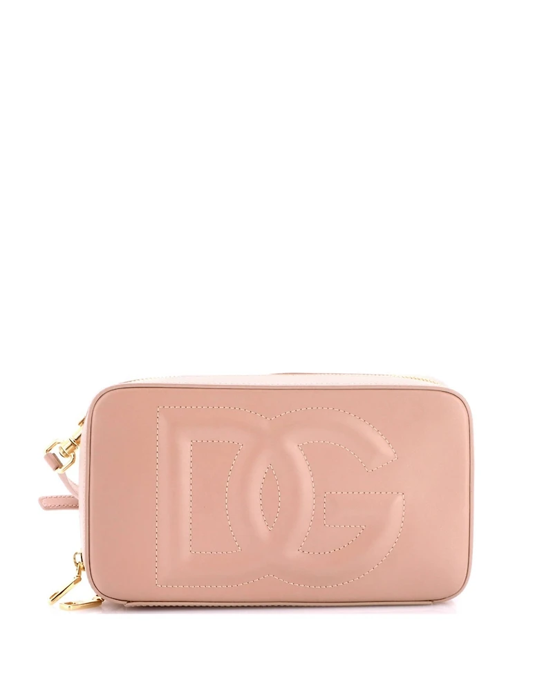 Pre-Owned Dolce & Gabbana Small Dg Logo Camera Bag Leather