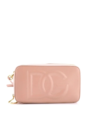 Pre-Owned Dolce & Gabbana Small Dg Logo Camera Bag Leather